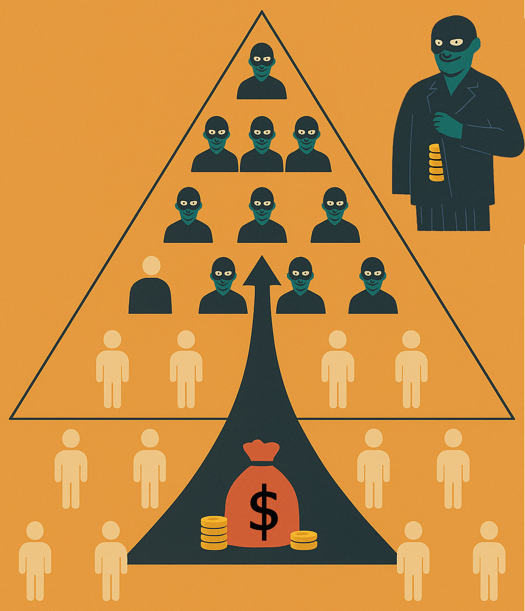 توضیح تصویری طرح پانزی